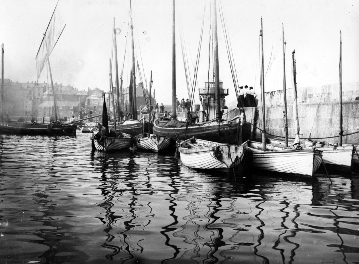 Cais de Smeatons, St Ives, c.1890s de English Photographer