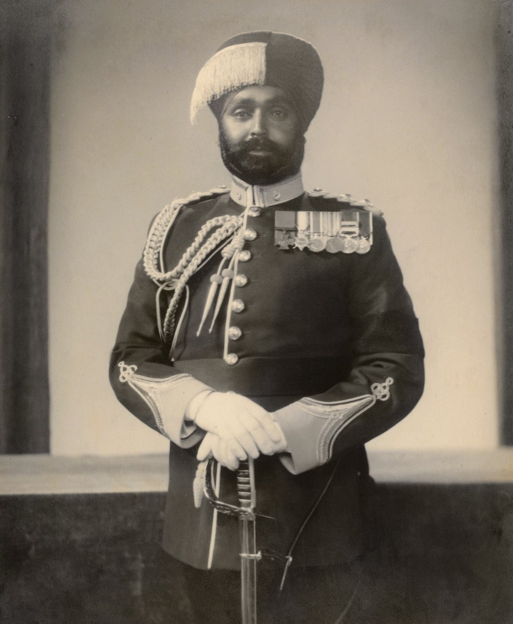 Major Subadar Ishar Singh, Bahadur VC OBI, 4º Batalhão, 15º Regimento de Punjab, 1936-37 de English Photographer