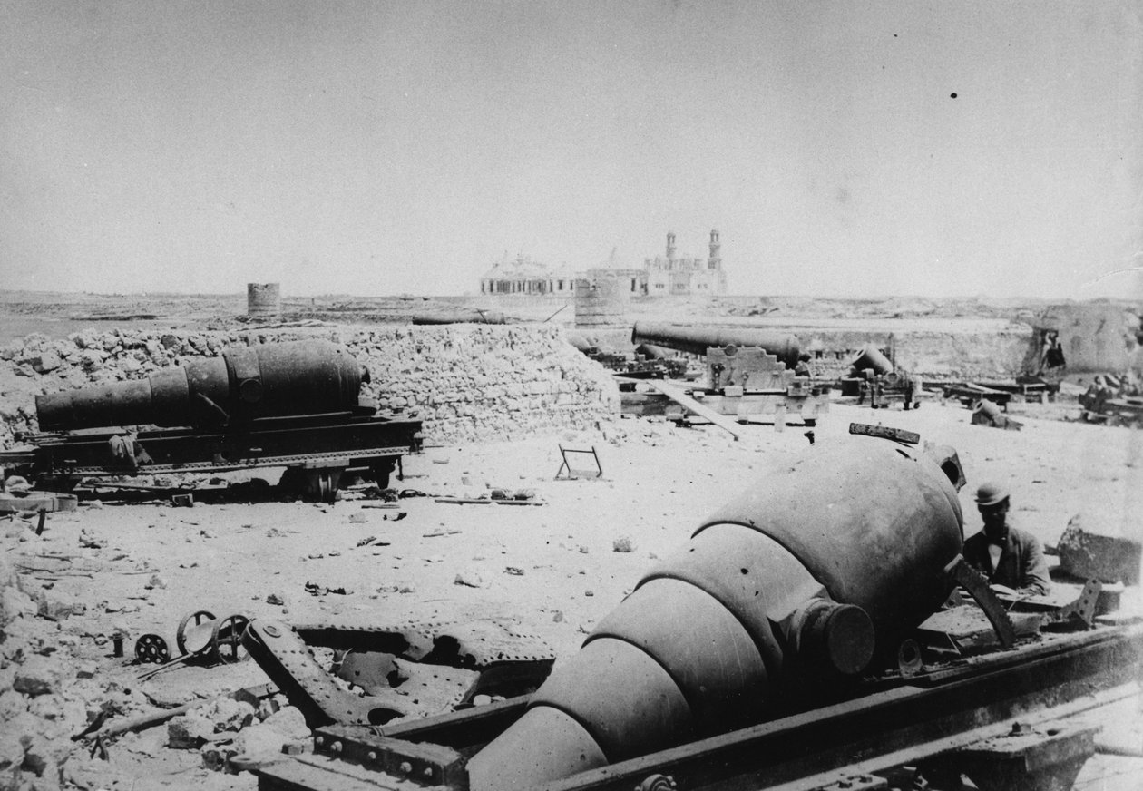 O bombardeio de Alexandria, 1882 de English Photographer