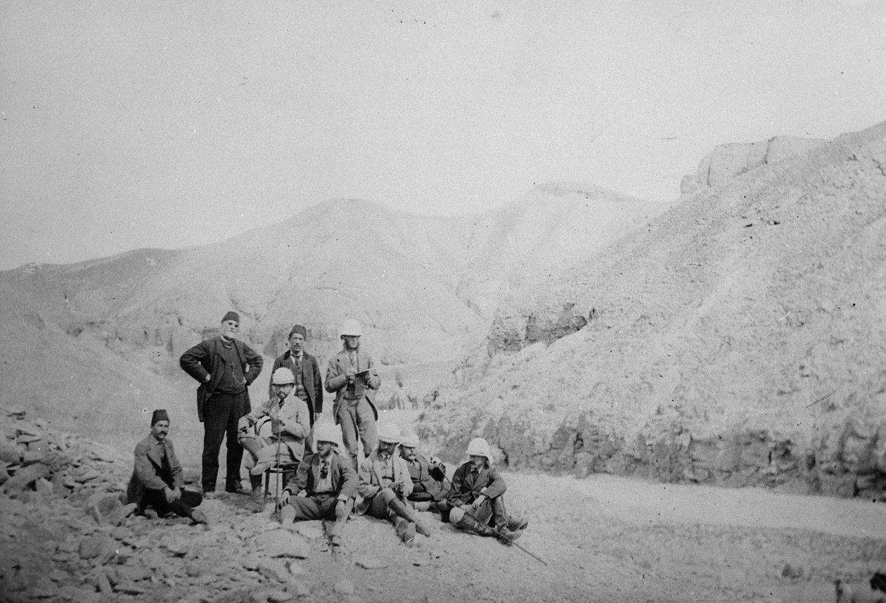 O duque de Connaught no Egito, 1882 de English Photographer