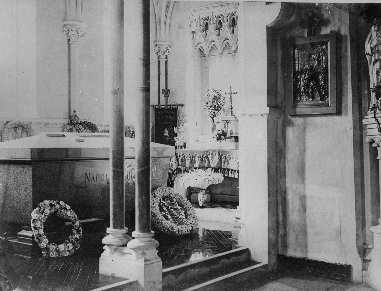 O, imperador, Napoleons, túmulo, st., Marys, igreja, chislehurst de English Photographer