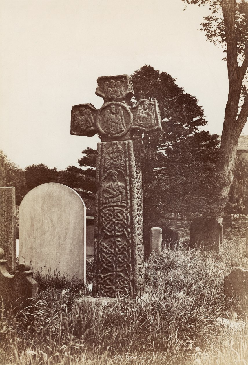 The Eyam Cross (foto sépia) de English Photographer