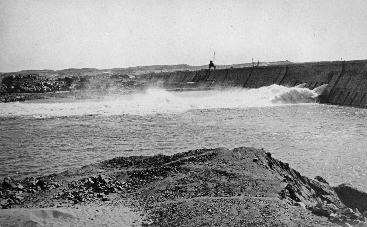 A barragem do Nilo, 1906 de English Photographer