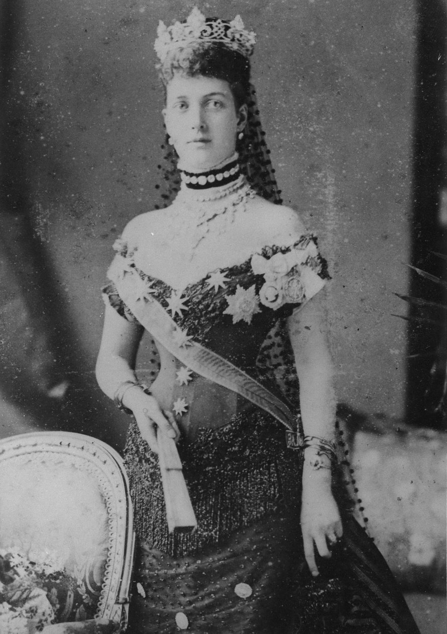 A Princesa de Gales, 1889 de English Photographer