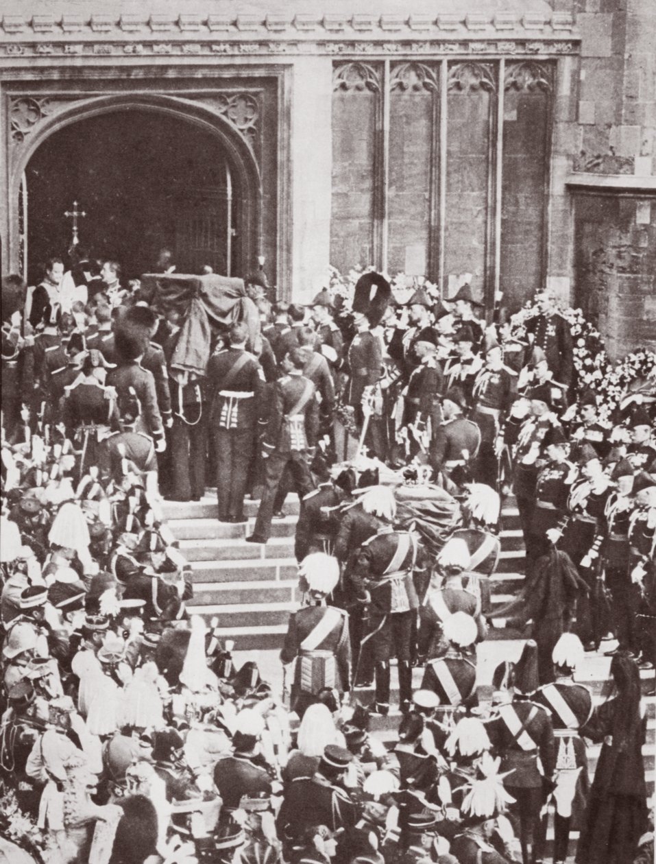O funeral de Eduardo VII de English Photographer