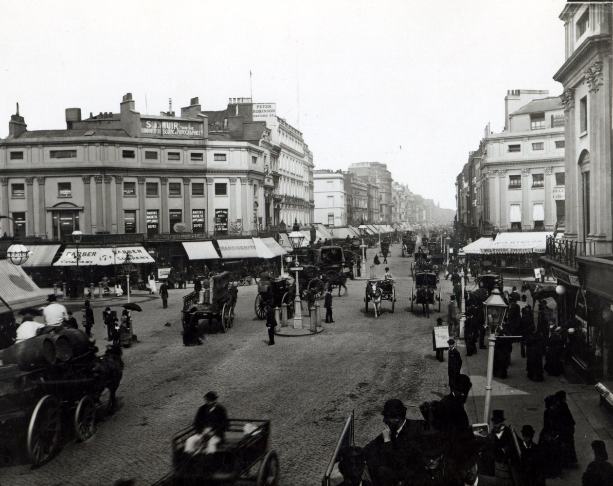 Ver abaixo Oxford Street, Londres, c.1890 de English Photographer