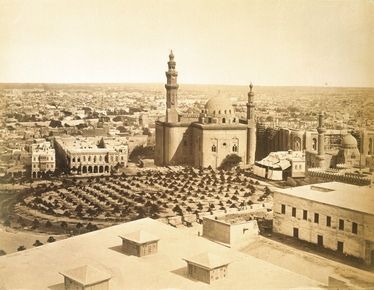Vista do Cairo, c.1880 de English Photographer