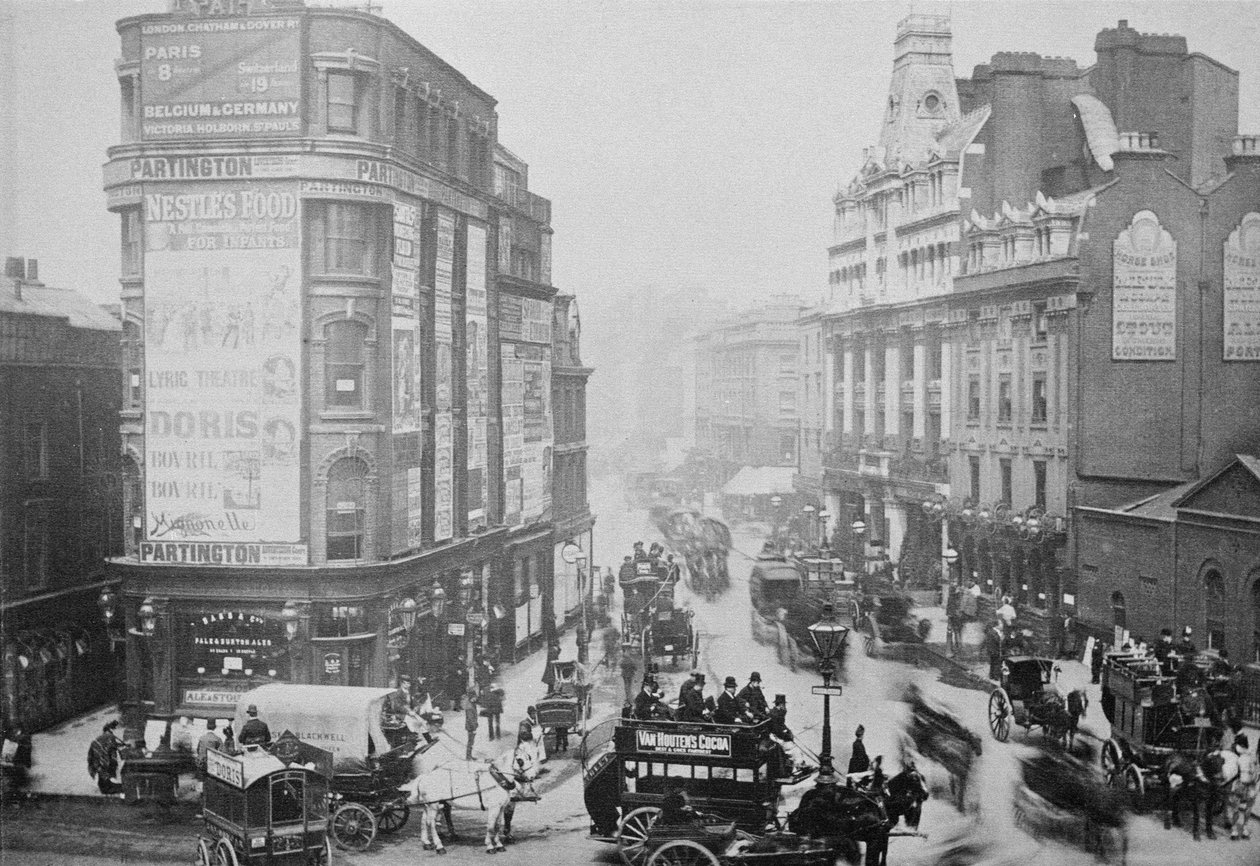 Vista, de, tottenham, corte, estrada, c.1885 de English Photographer