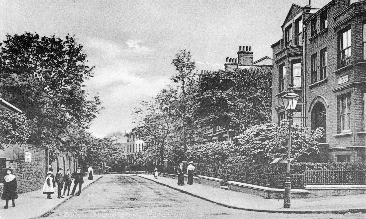 Willow Bridge Road, Canonbury, Islington, cerca de 1905 de English Photographer