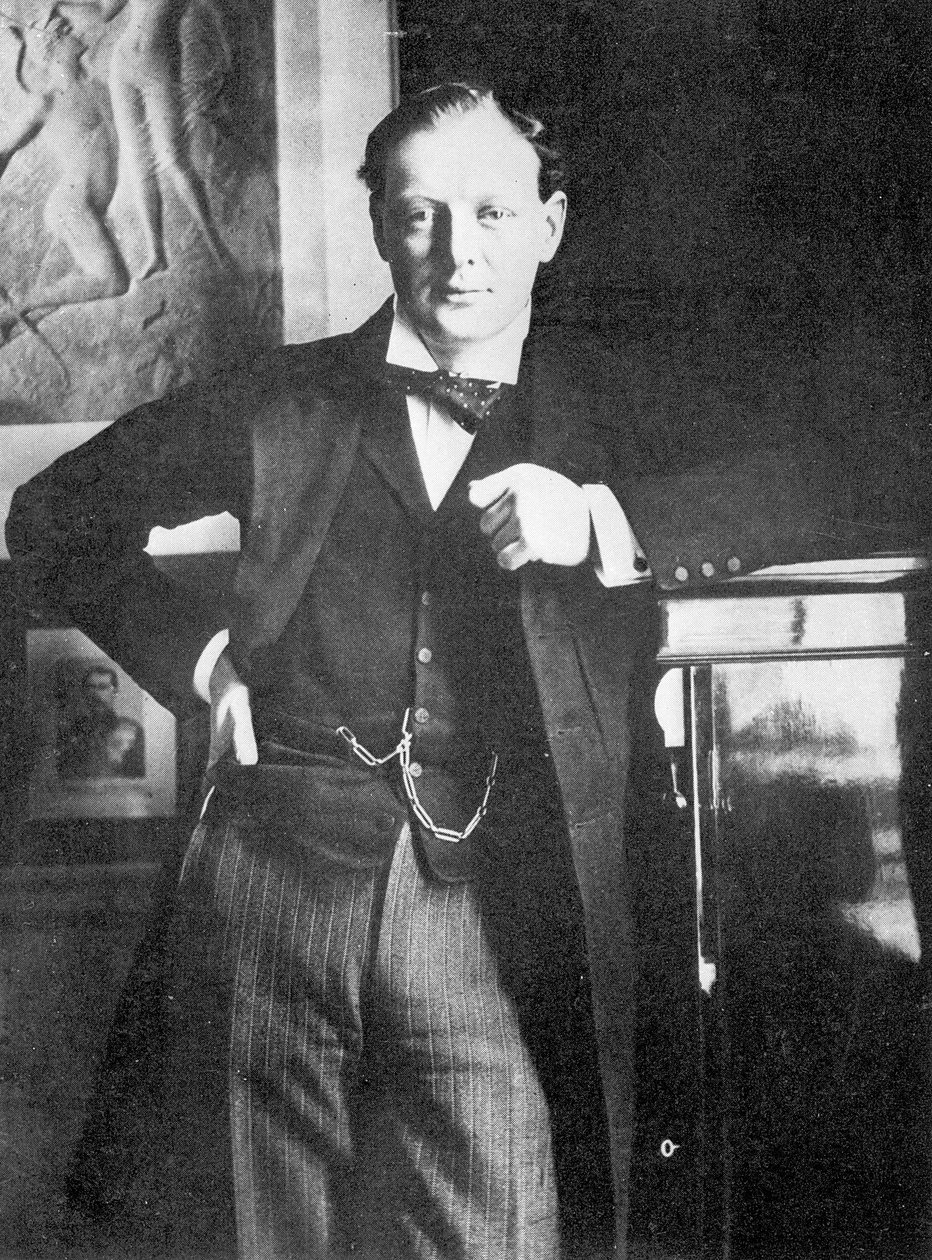 Winston Spencer Churchill em 1904 de English Photographer