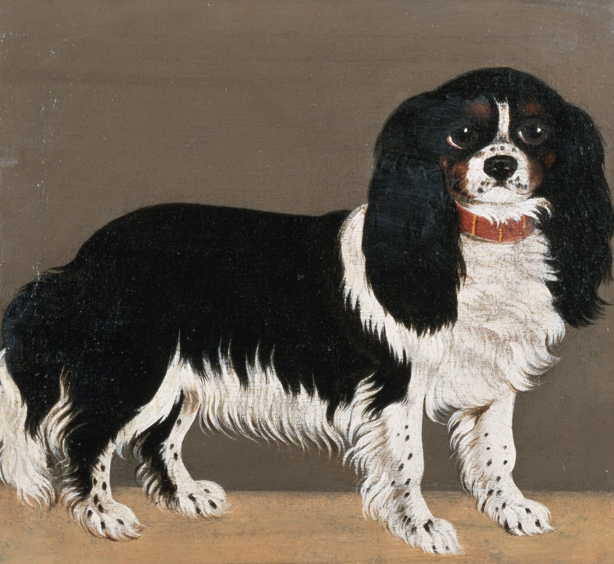Um Cavalier King Charles Spaniel (par de 64045) de English School
