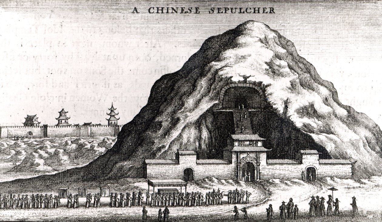 Um Sepulcro Chinês, 1669 de English School