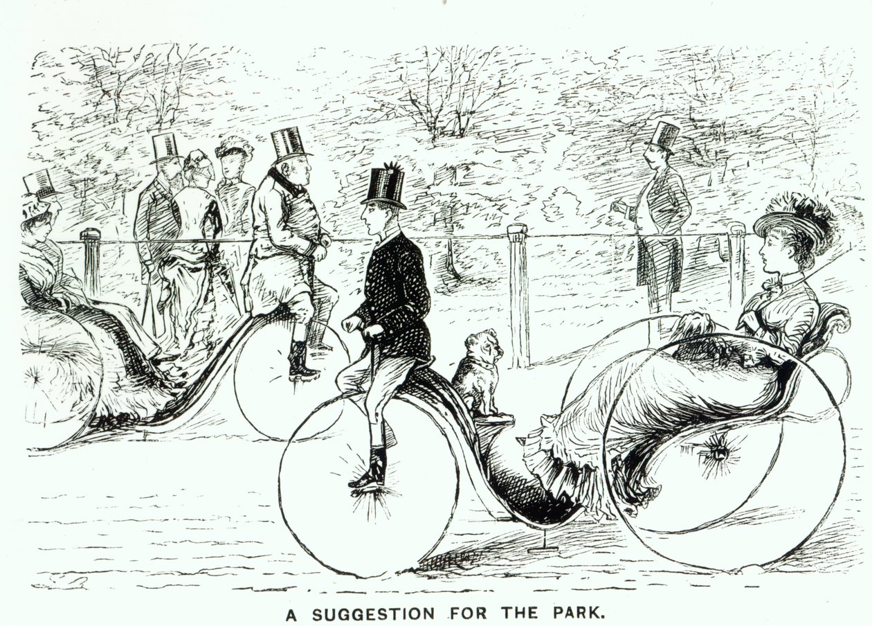 &39;Uma sugestão para o parque&39;, 1879 de English School