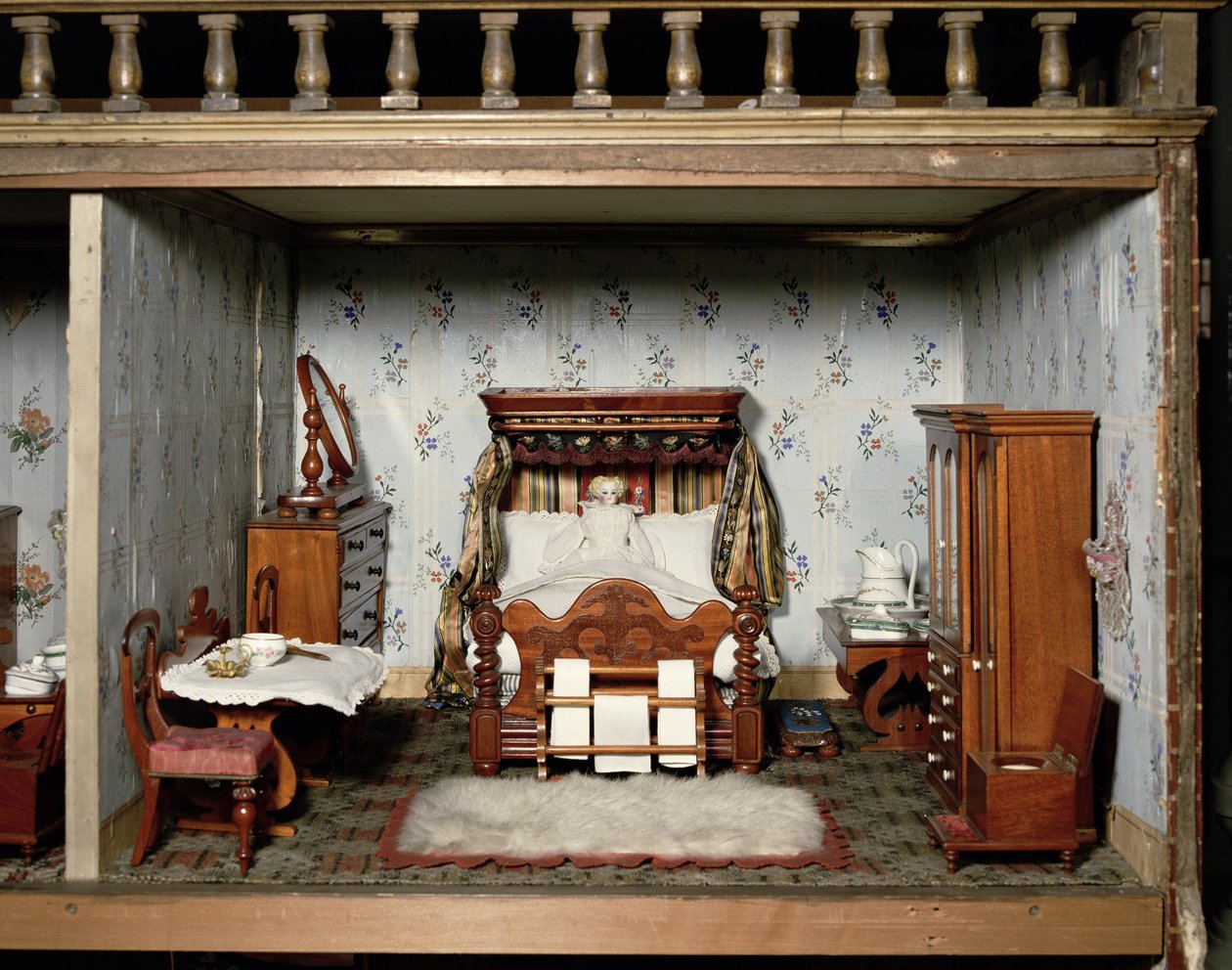 Um quarto na Sra. Bryants Pleasure, c.1860 de English School