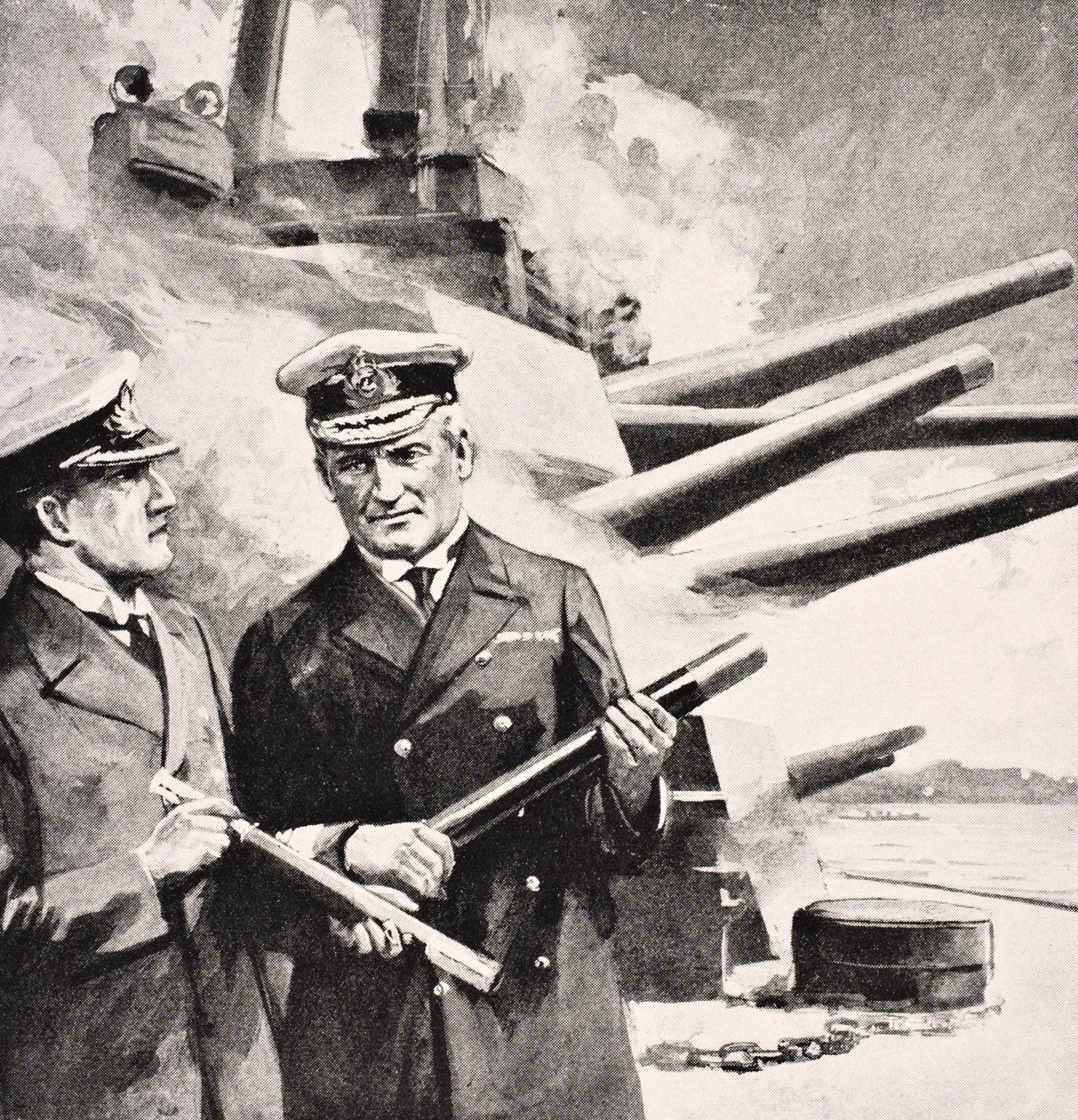 Almirante da Frota Sir John Michael de Robeck, de &39;The War Illustrated Album deLuxe&39;, publicado em Londres, 1916 de English School