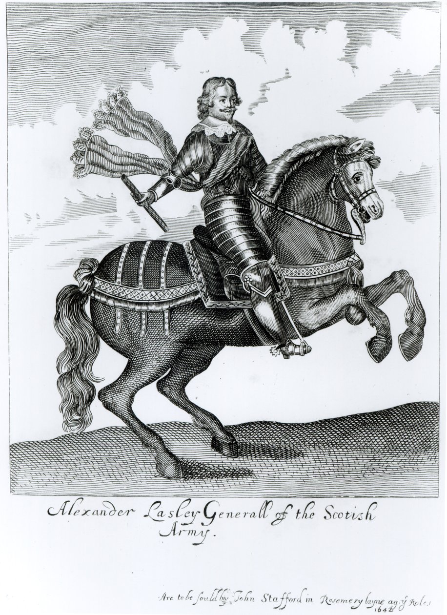 Alexander Leslie (c.1580-1661) 1º Conde da Vida de English School