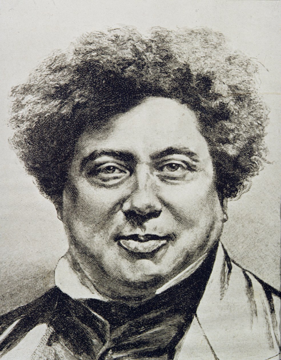 Alexandre Dumas Pere (1802-70) de English School