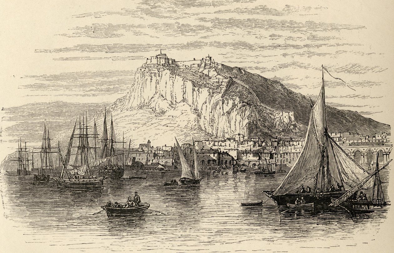 Alicante, Espanha, de &39;Imagens espanholas&39; pelo reverendo Samuel Manning, publicado em 1870 de English School