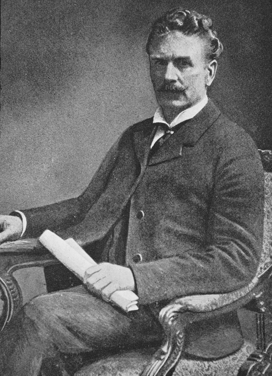 Ambrose Gwinnett Bierce (1842-c.1914) (fotogravura) de English School