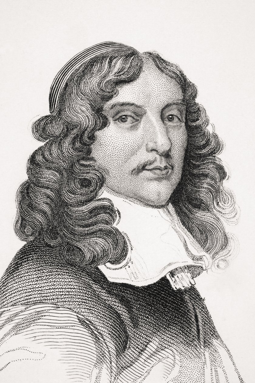Andrew Marvell, ilustração de "Old England&39;s Worthies" de Lord Brougham, publicado em 1880 de English School