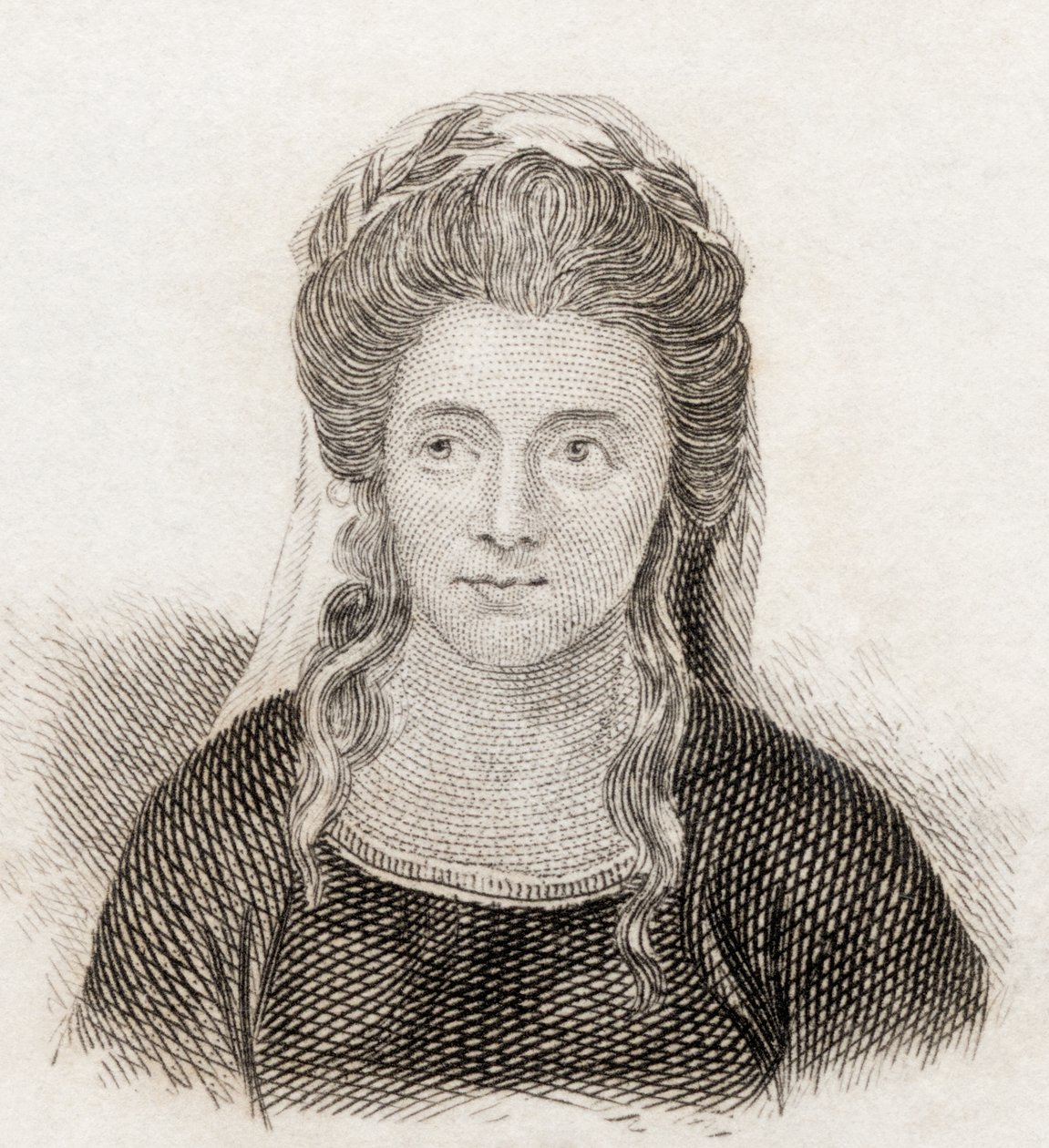 Anna Seward, 1825 de English School