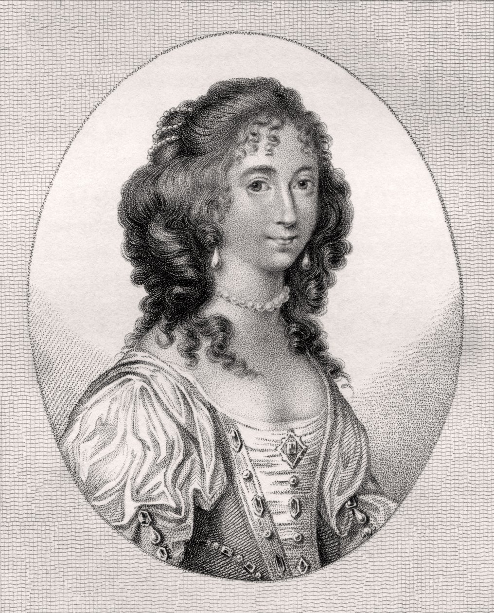 Anne Clifford, ilustração de &39;Um catálogo de autores reais e nobres, volume III&39;, publicado em 1806 de English School