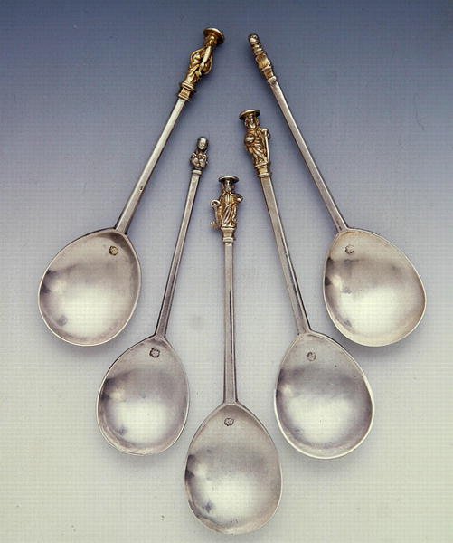 Colheres de Apóstolos (prata) de English School