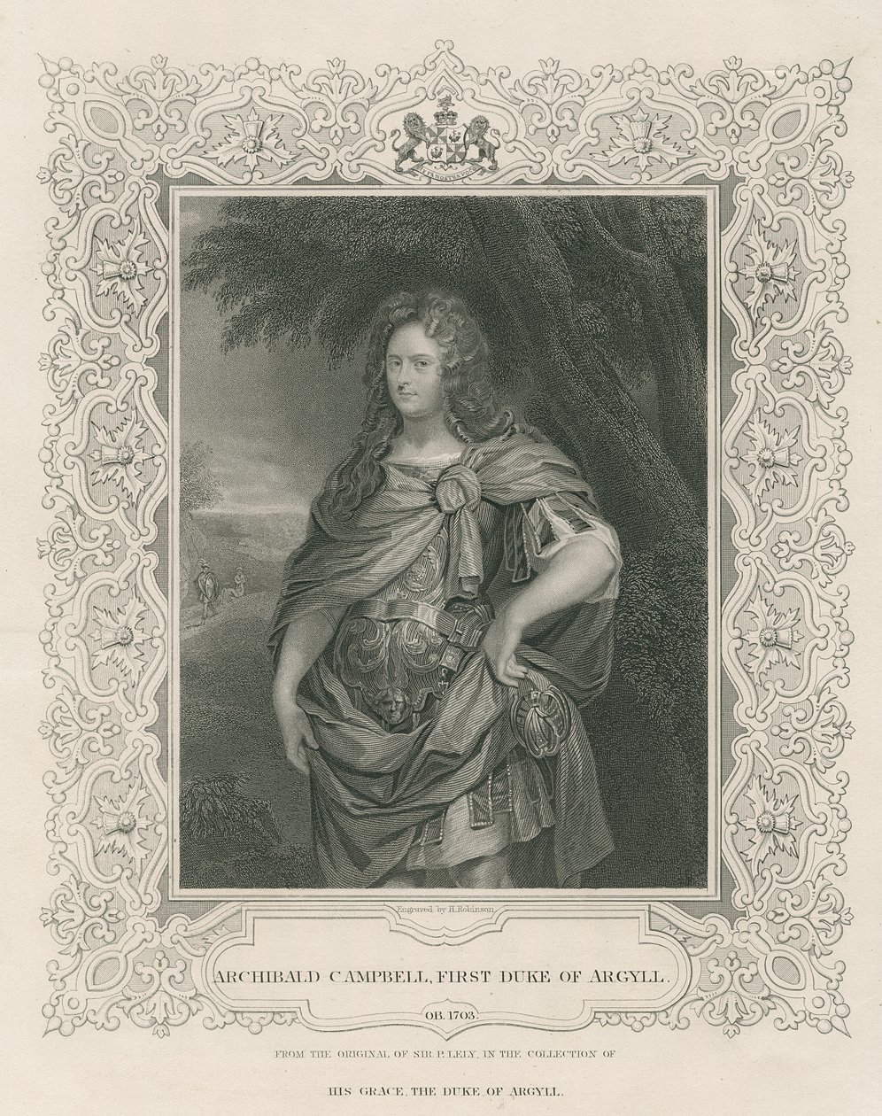 Archibald Campbell, de "British Painters Lodge", 1823 de English School