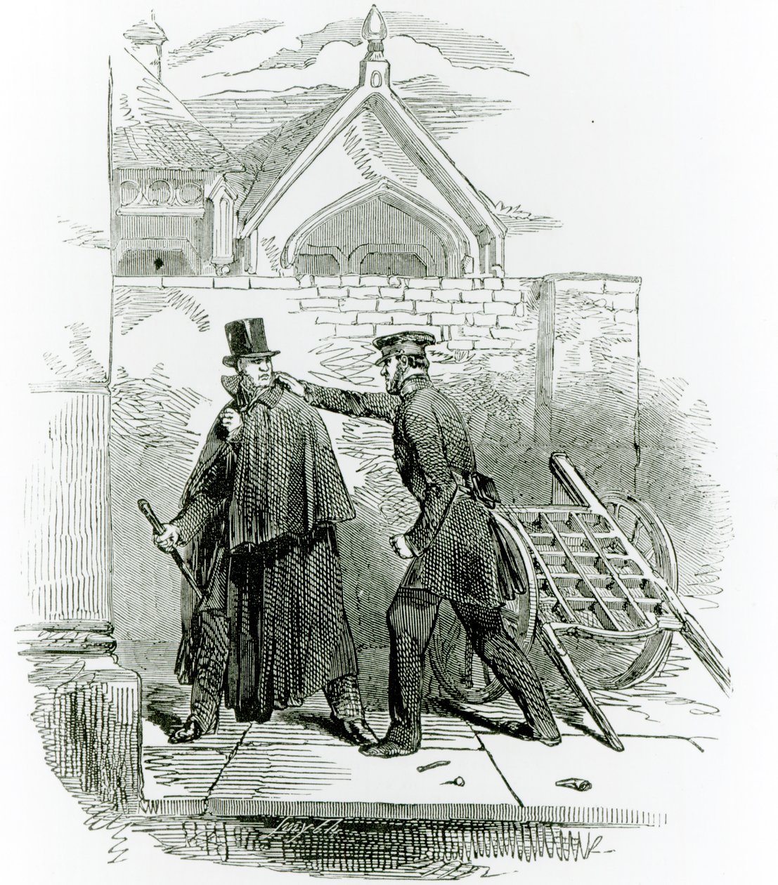Detenção do Sr. Smith O&39;Brien, de &39;The Illustrated London News&39;, 1848 de English School