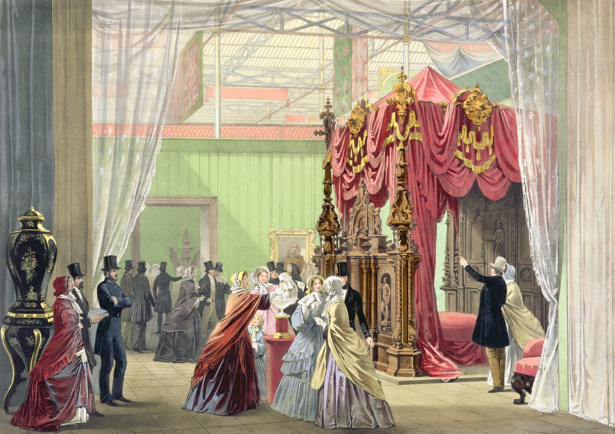 Áustria No. 1, de "Imagens compreensivas de Dickinson da Grande Exposição de 1851", publicado em 1854 de English School