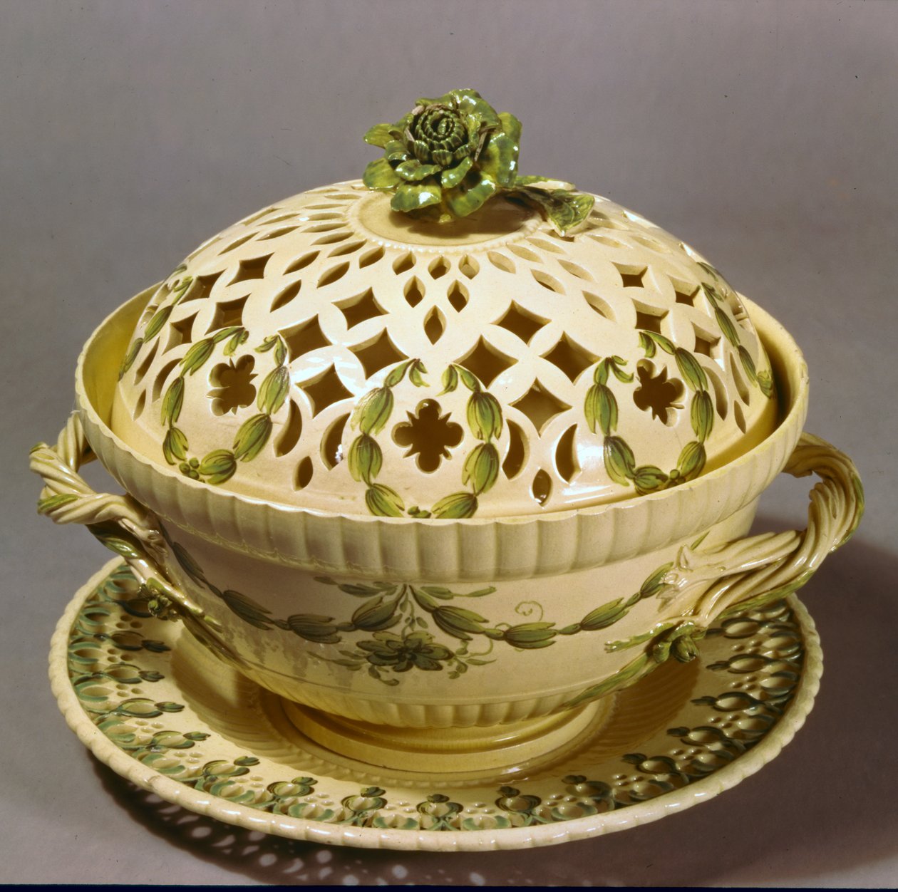 Tigela, Leeds, c.1770 (creamware) de English School