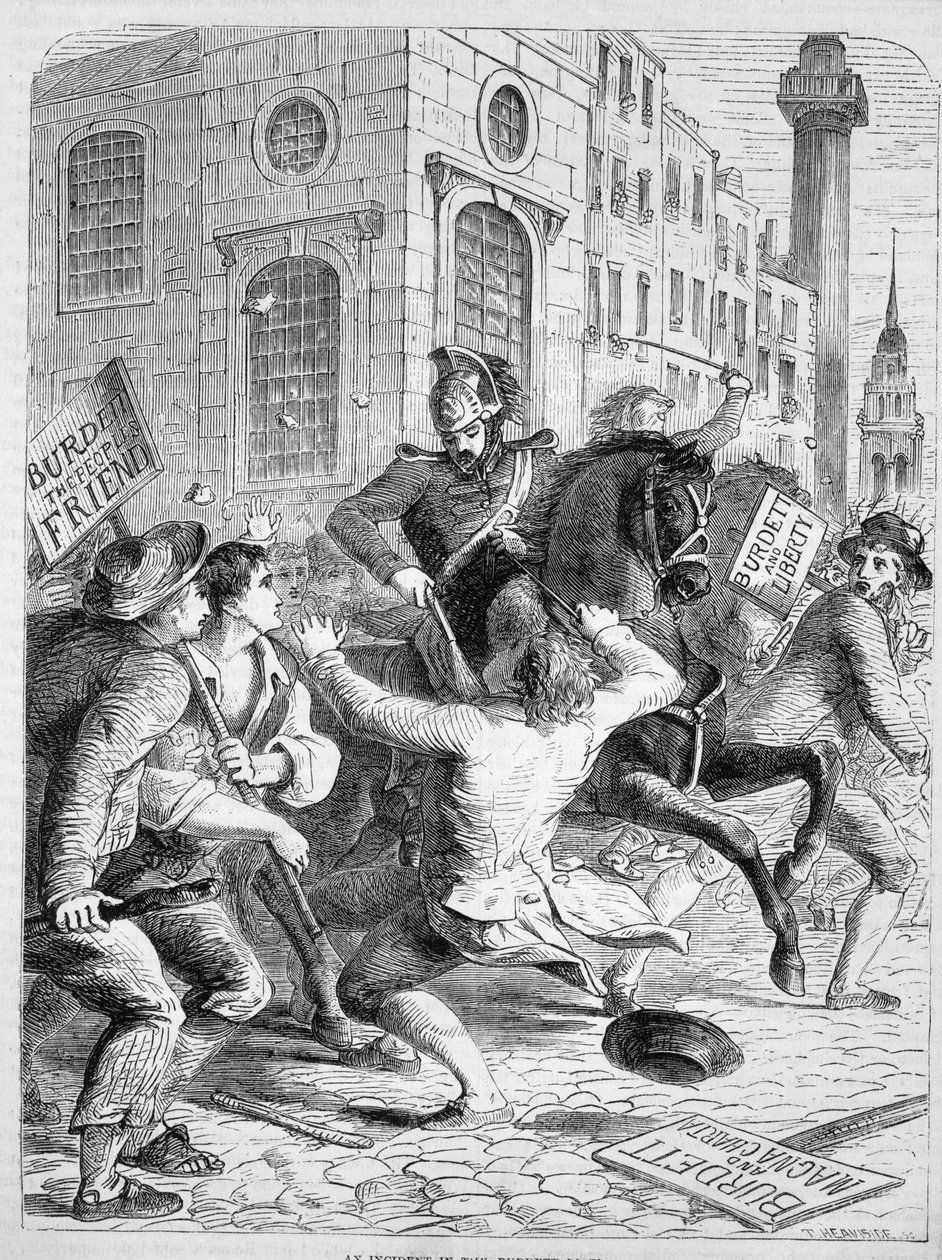 Burdett Riot, 1810 de English School