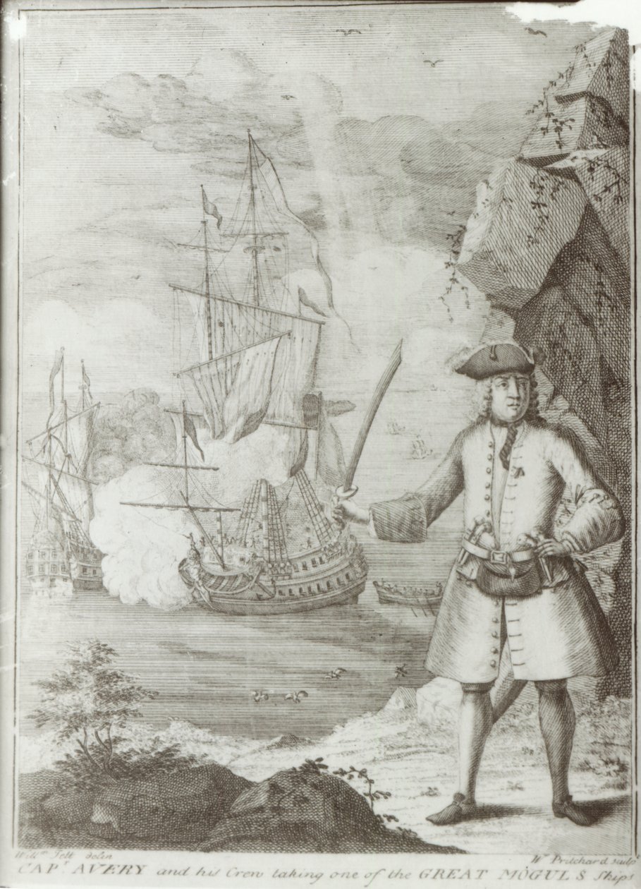 Capitão Avery capturando o &39;Ganj-i-Sawai&39; em 8 de setembro de 1695 de English School