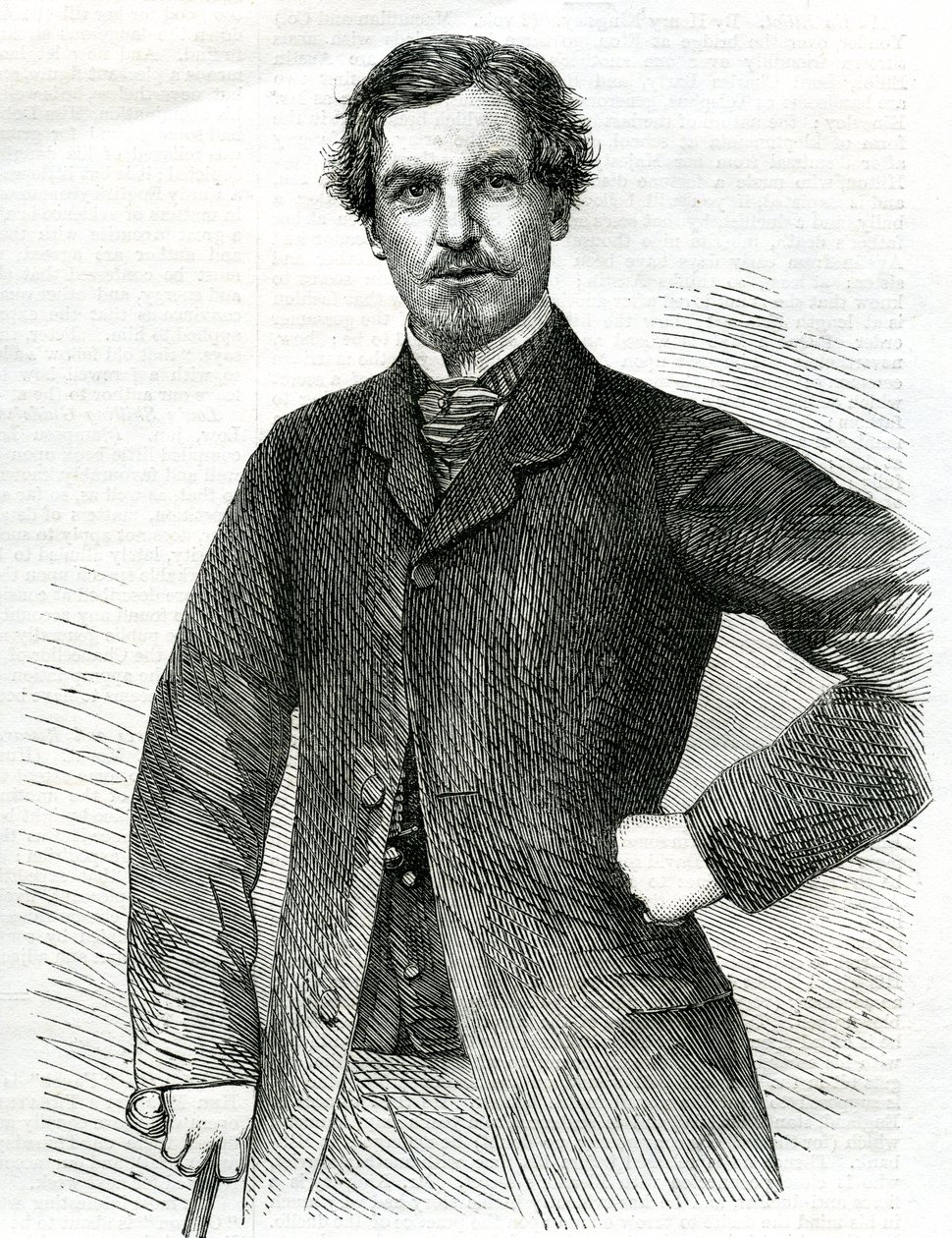 Capitão Grant, publicado em &39;The Illustrated London News&39;, 1863 de English School