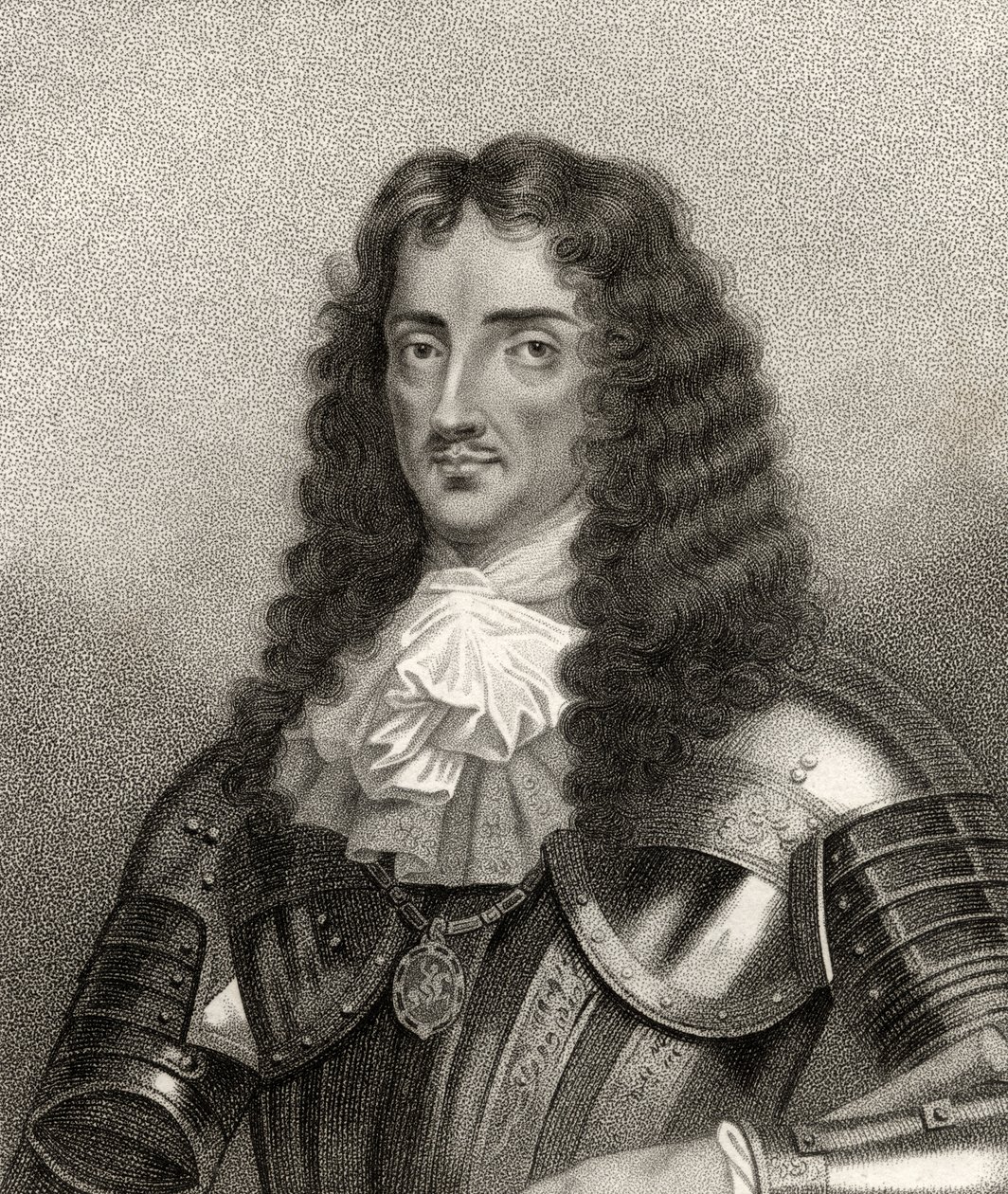 Carlos II, gravado por Bocquet, de "Um Catálogo dos Autores Reais e Nobres", publicado em 1806 de English School
