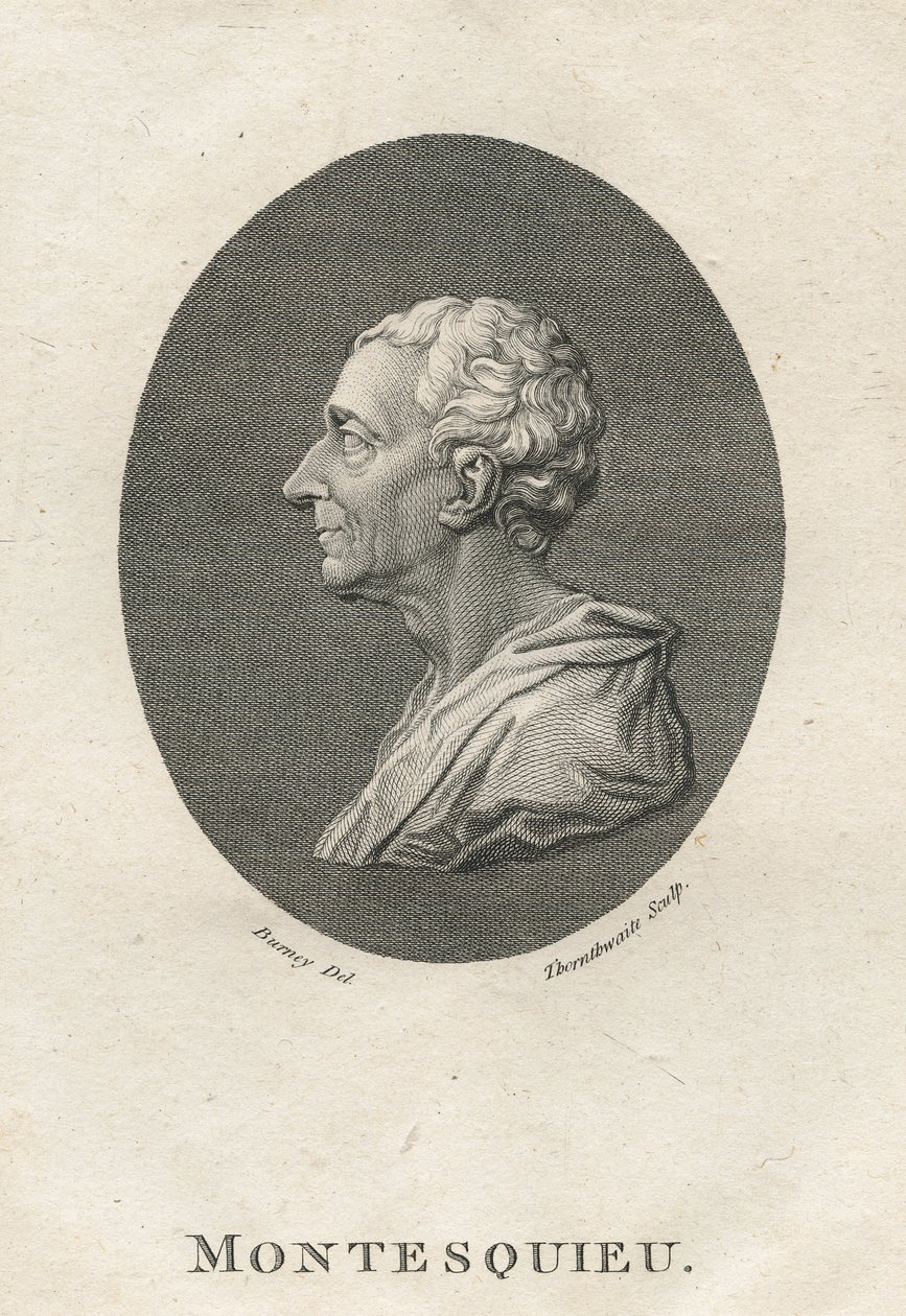 Charles Louis de Secondat, Barão de Montesquieu (1689-1755) de English School