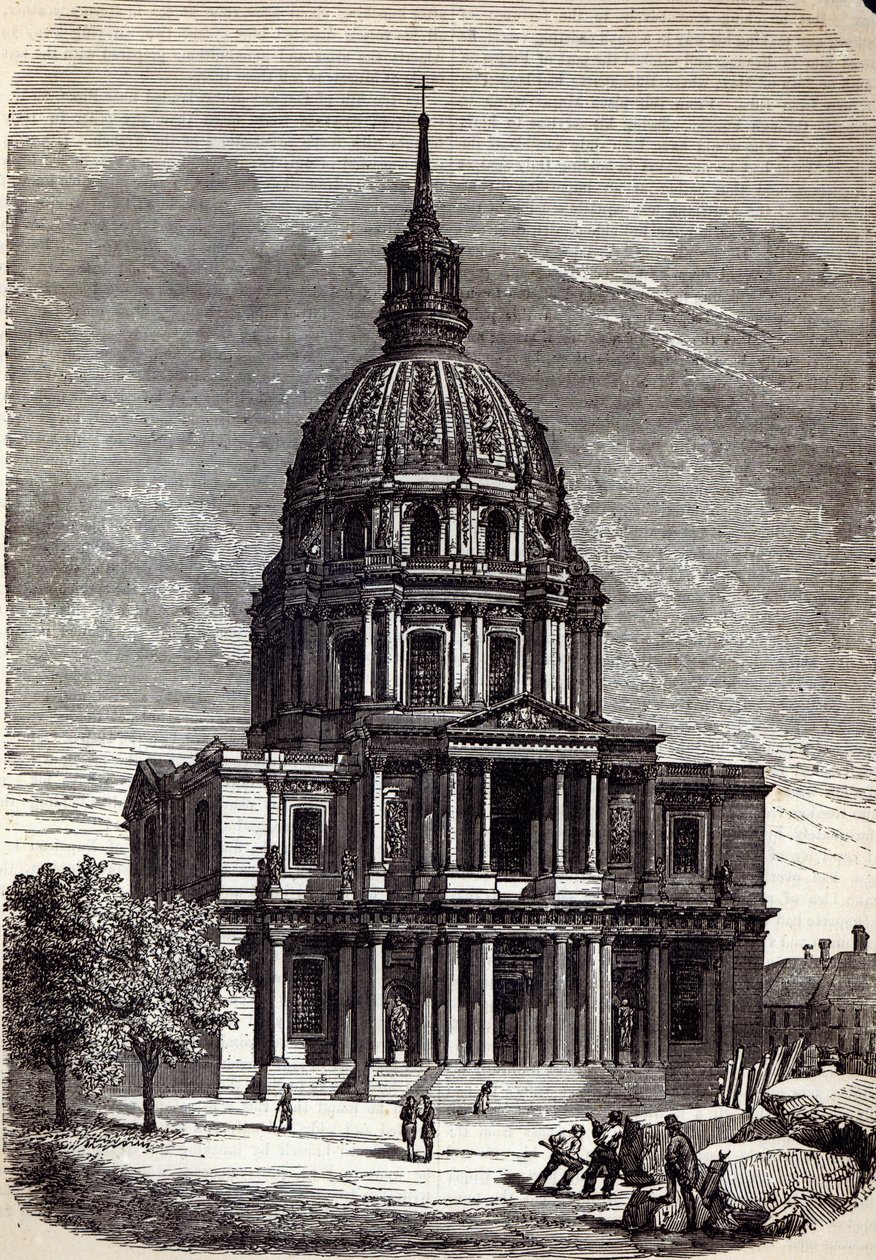 Igreja dos Invalides, contendo o túmulo de Napoleão, Paris de English School