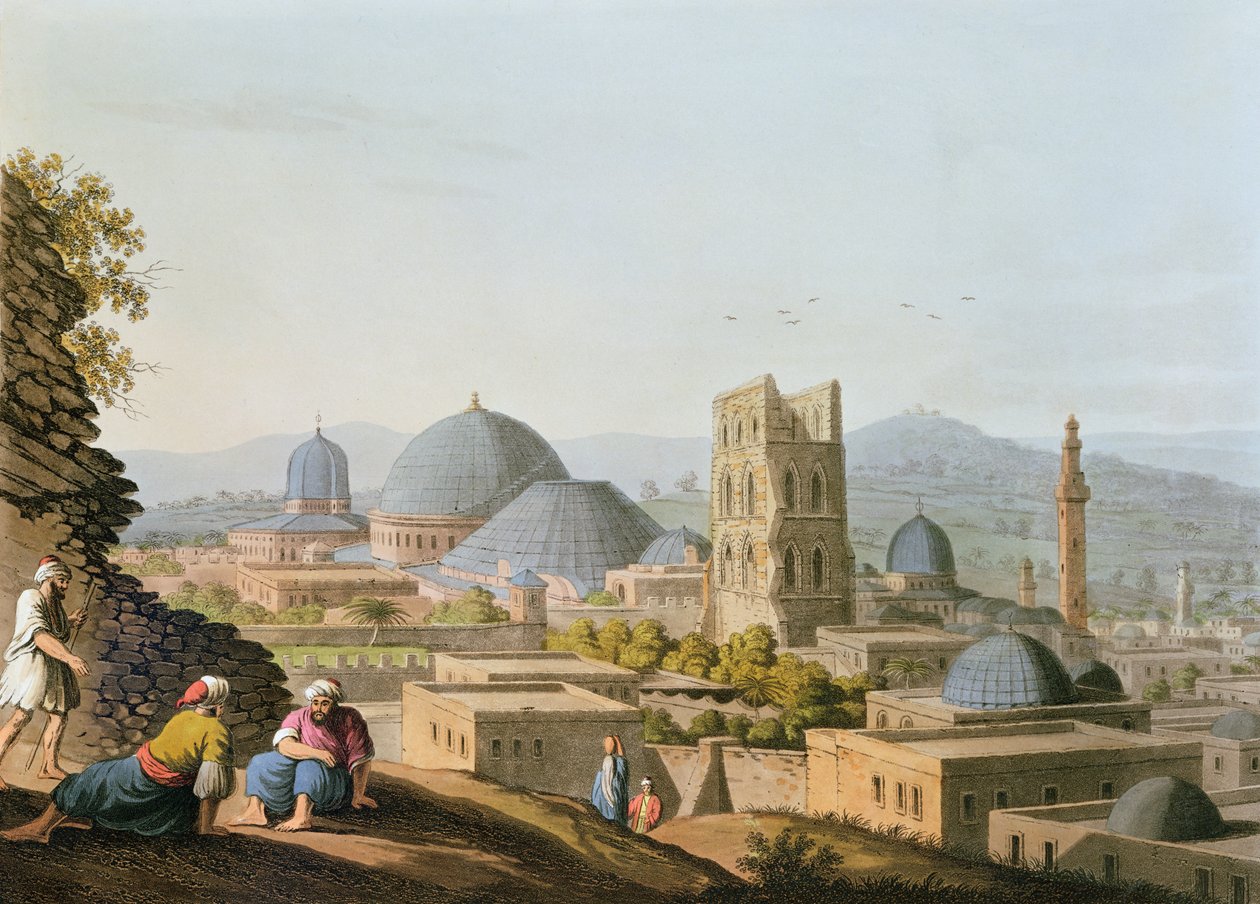 Cidade de Jerusalém, 1812 de English School