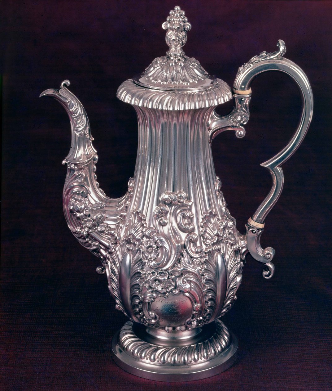 Cafeteira por John Watson, Sheffield, 1818 (prata) de English School