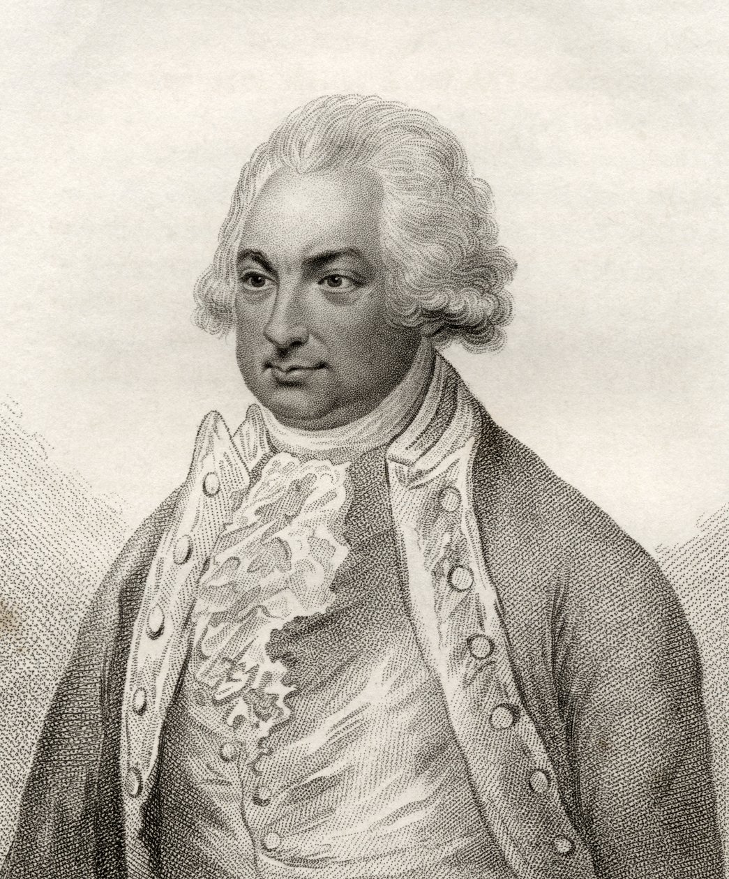Constantine John Phipps, ilustração de "Um catálogo de autores reais e nobres, volume IV", publicado em 1806 de English School