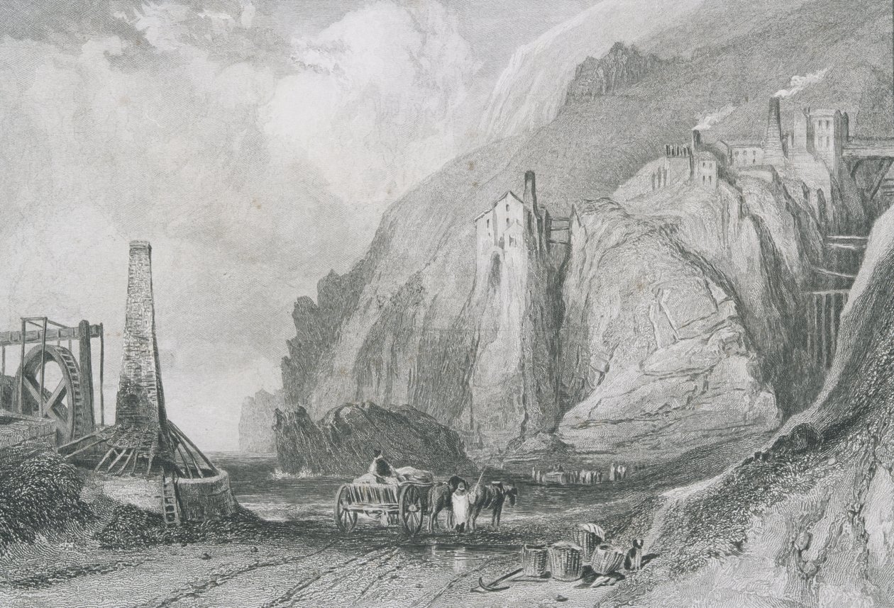 Cornwall, da "Cyclopaedia of Useful Arts und Manufactures", editado por Charles Tomlinson, c.1880s de English School