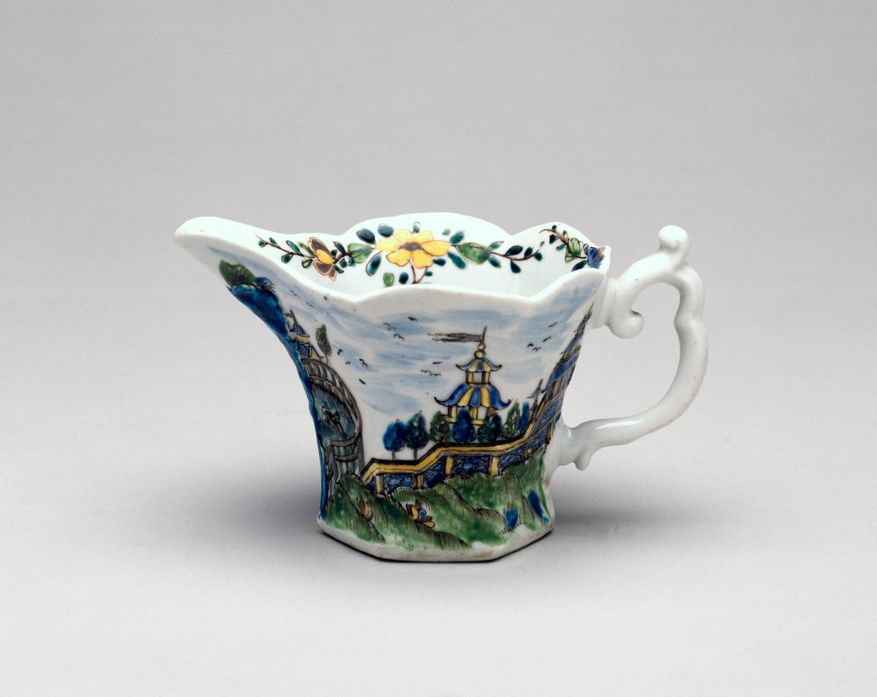 Barco de Creme, Porcelana de Worcester, c.1755-58 (porcelana) de English School