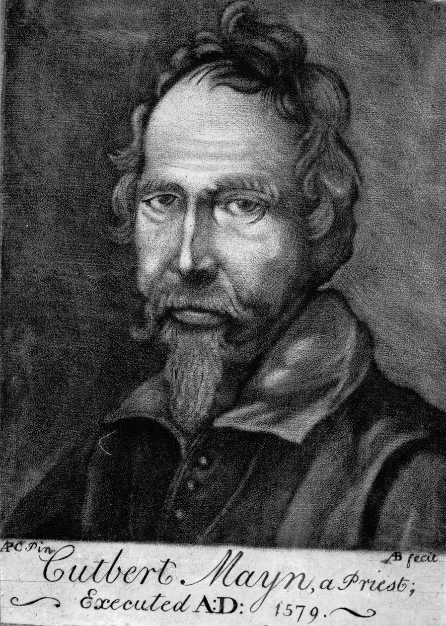 Cuthbert Mayne, 1579 de English School