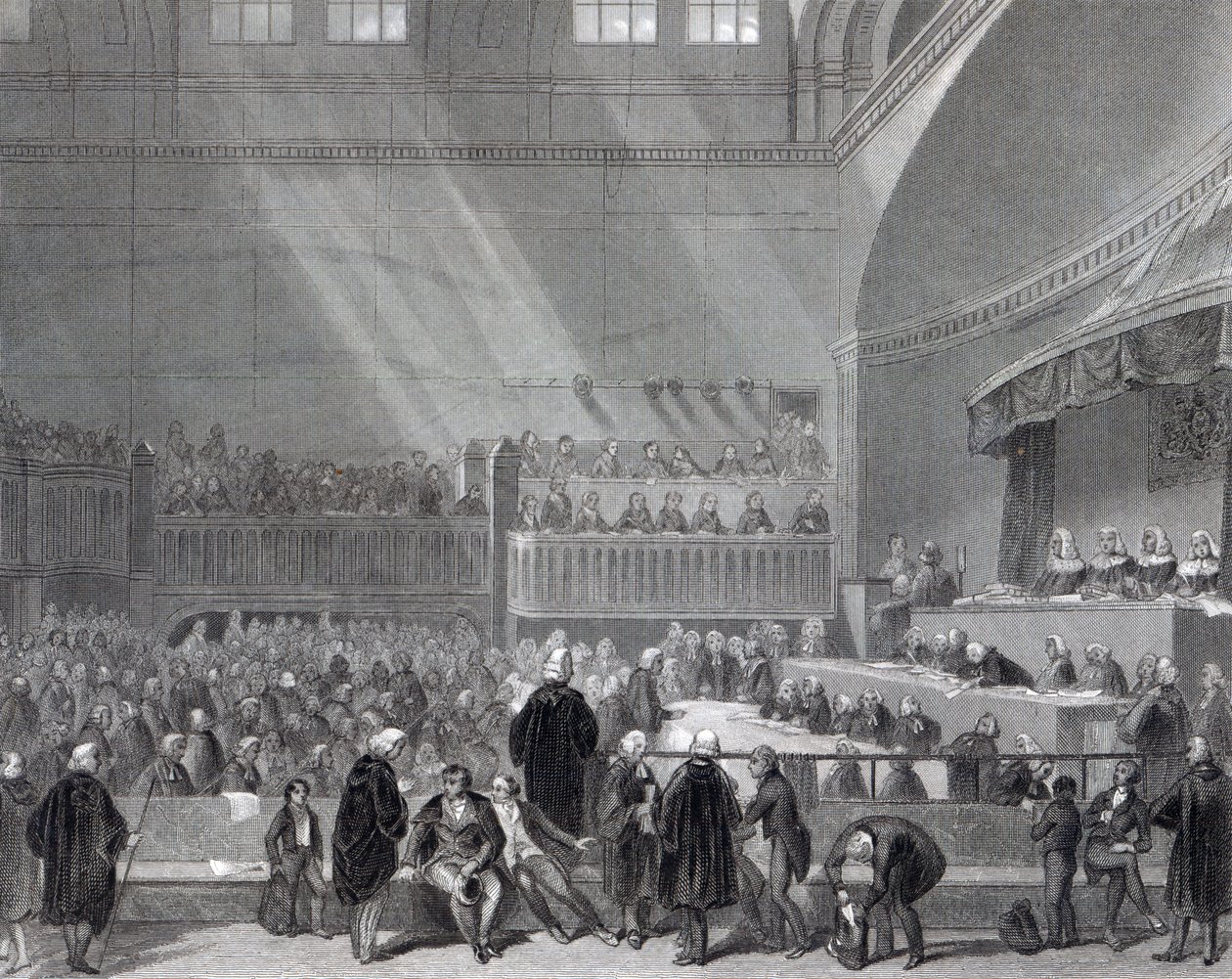 Daniel O&39;Connell em julgamento em 1844 de English School