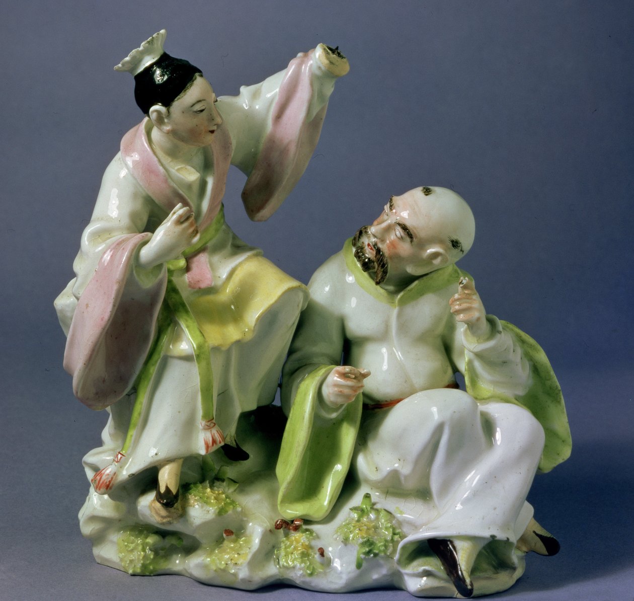 Grupo Derby, período inicial de Blanche, c.1750-54 (porcelana) de English School
