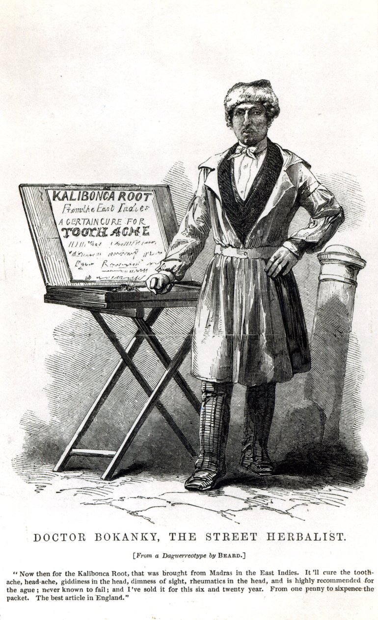 Doutor Bokanky, o herbalista de rua de English School