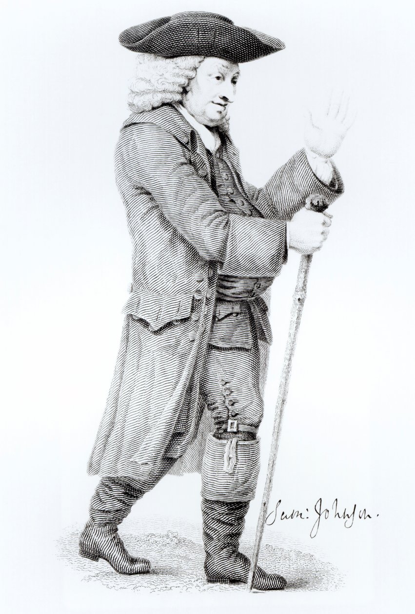 Dr. Samuel Johnson (1709-84) (veja também 344380) de English School