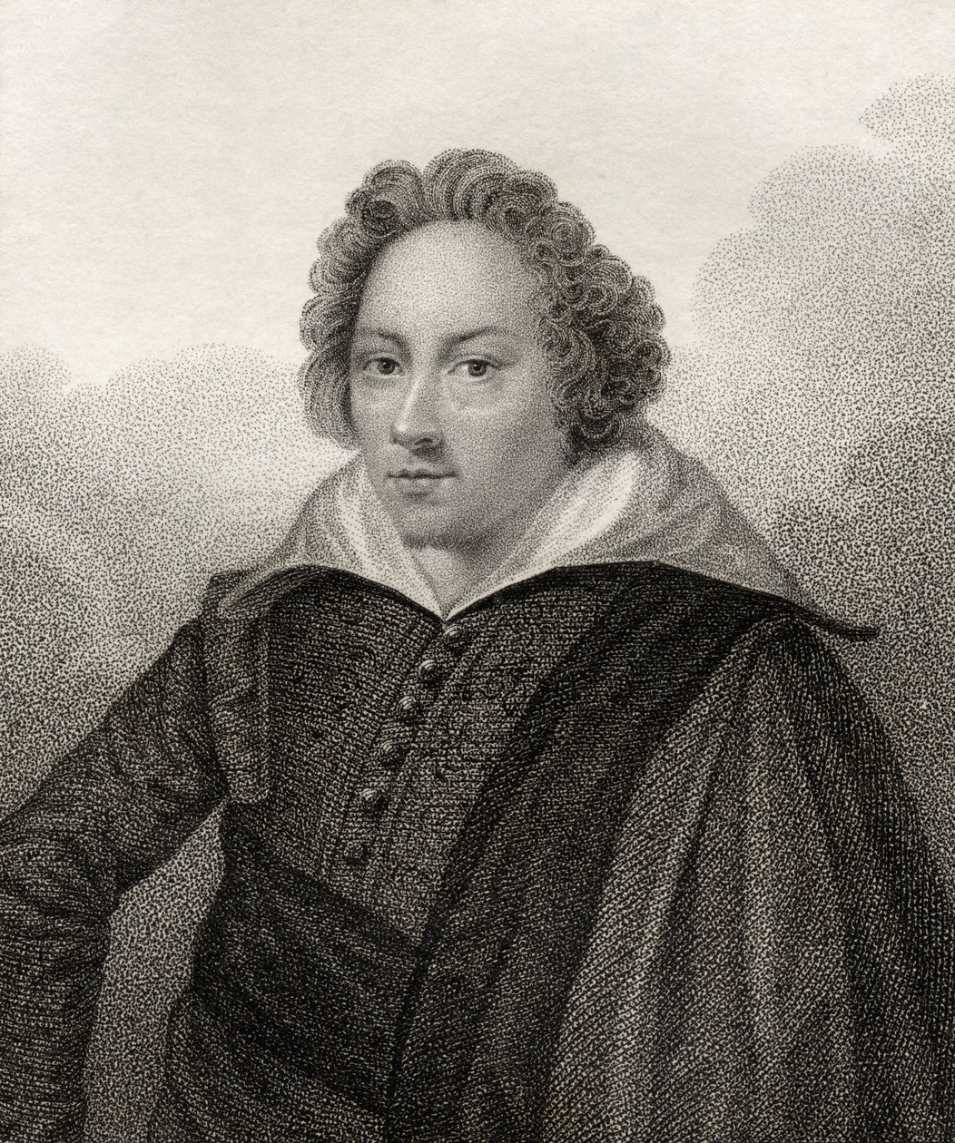 Dudley North, ilustração de &39;Um catálogo de autores reais e nobres, volume III&39;, publicado em 1806 de English School