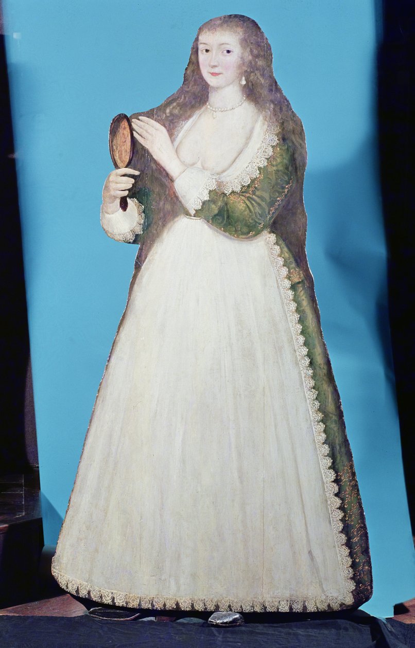 Boneco de figura de uma mulher, c.1620 de English School