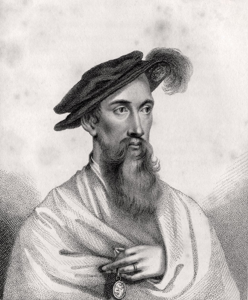 Edward Seymour, 1º Duque de Somerset, de &39;Um Catálogo dos Autores Reais e Nobres&39;, publicado em 1806 de English School